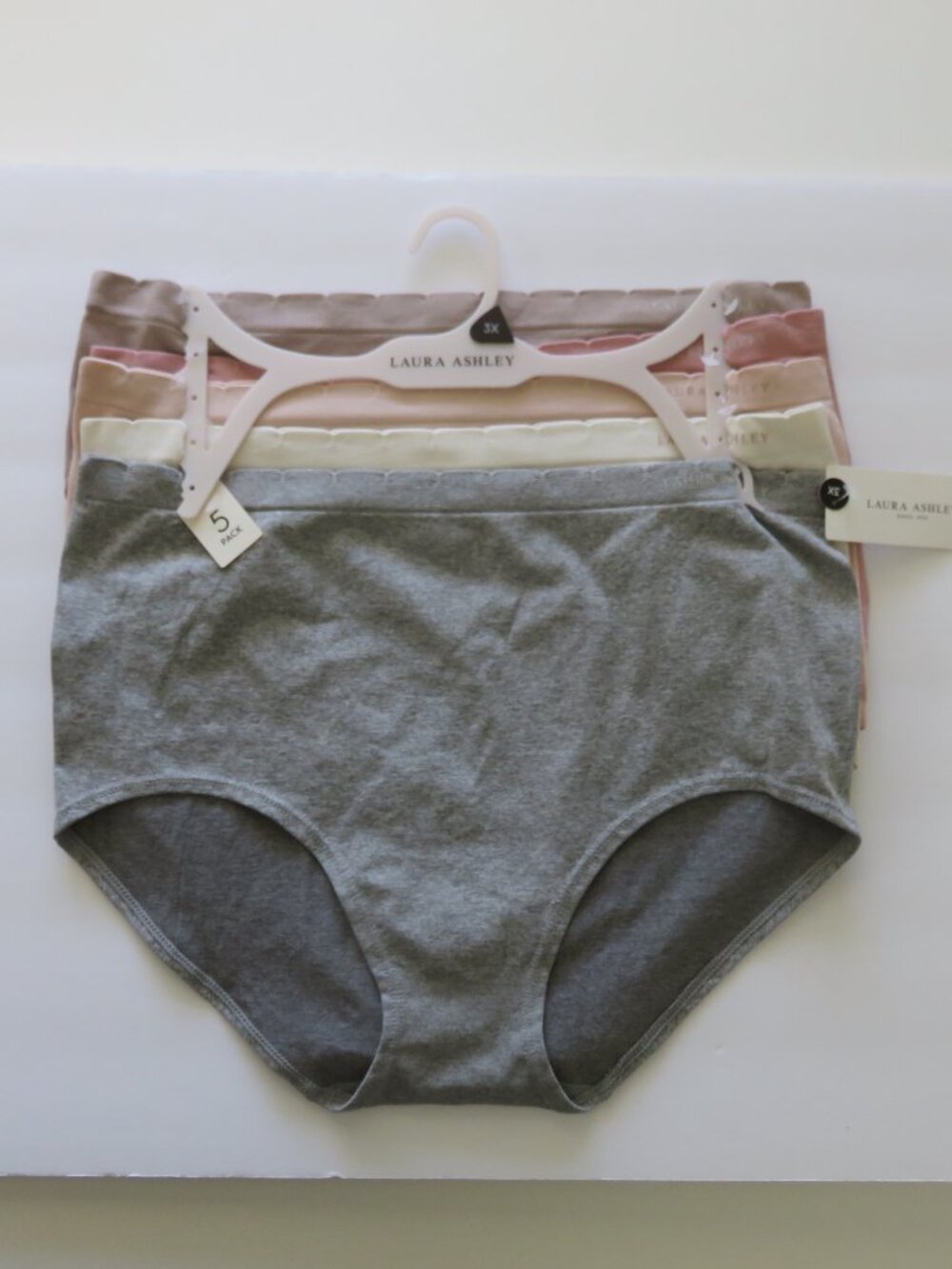 (#133) Laura Ashley 5 piece Briefs Underwear Panties Size 3X
